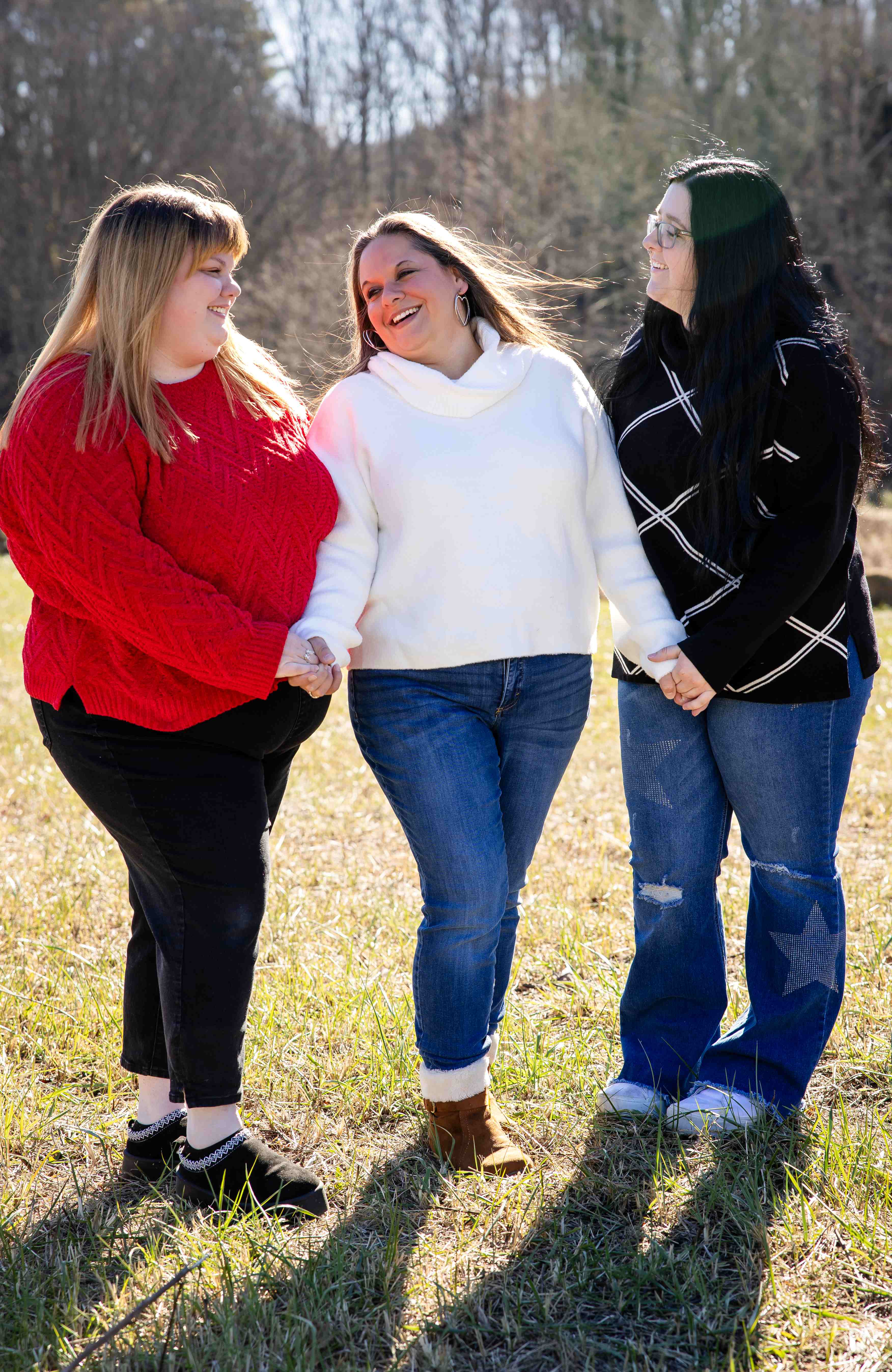 Jennifer with their two daughters